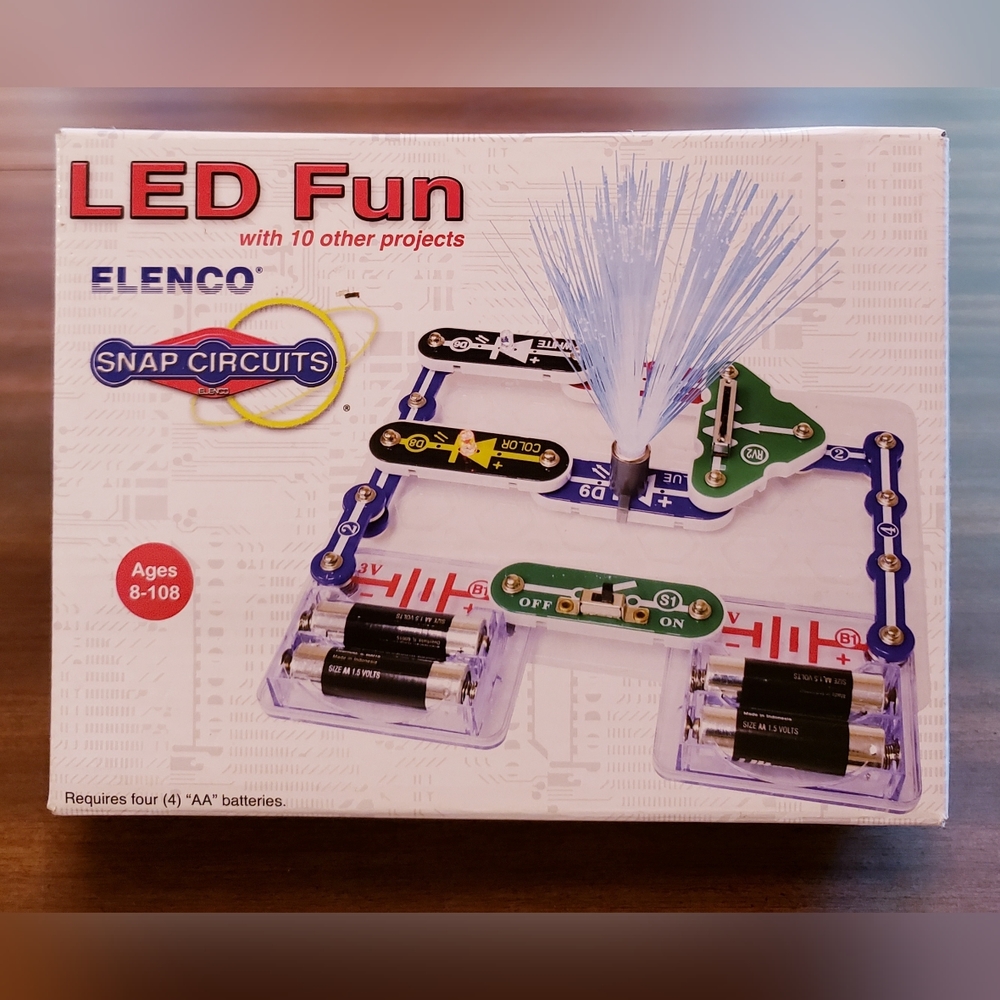 Snap Circuits LED Fun Kit by Elenco (SCP-11) – NEW